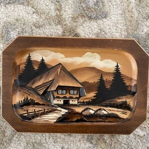 Rustic Wooden Landscape Wall Art - Schwarzwalder